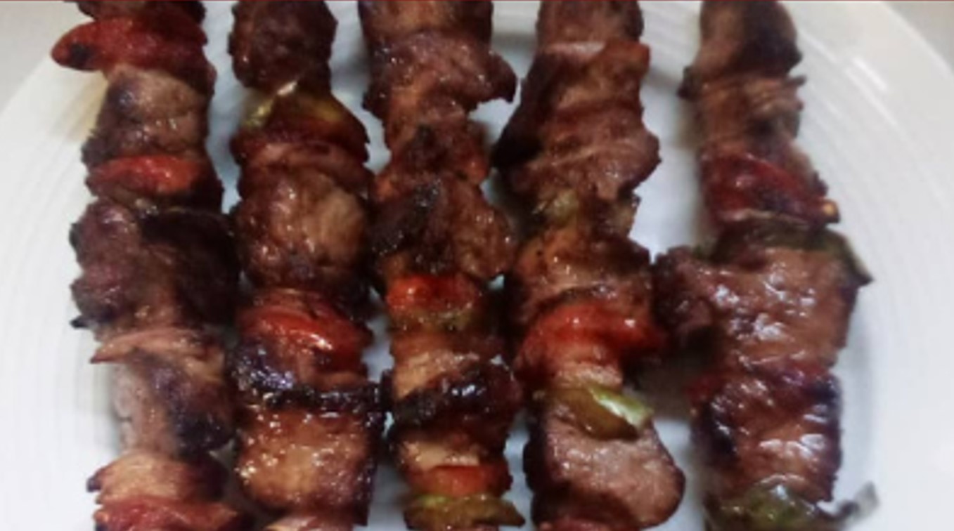 Goat brochette
